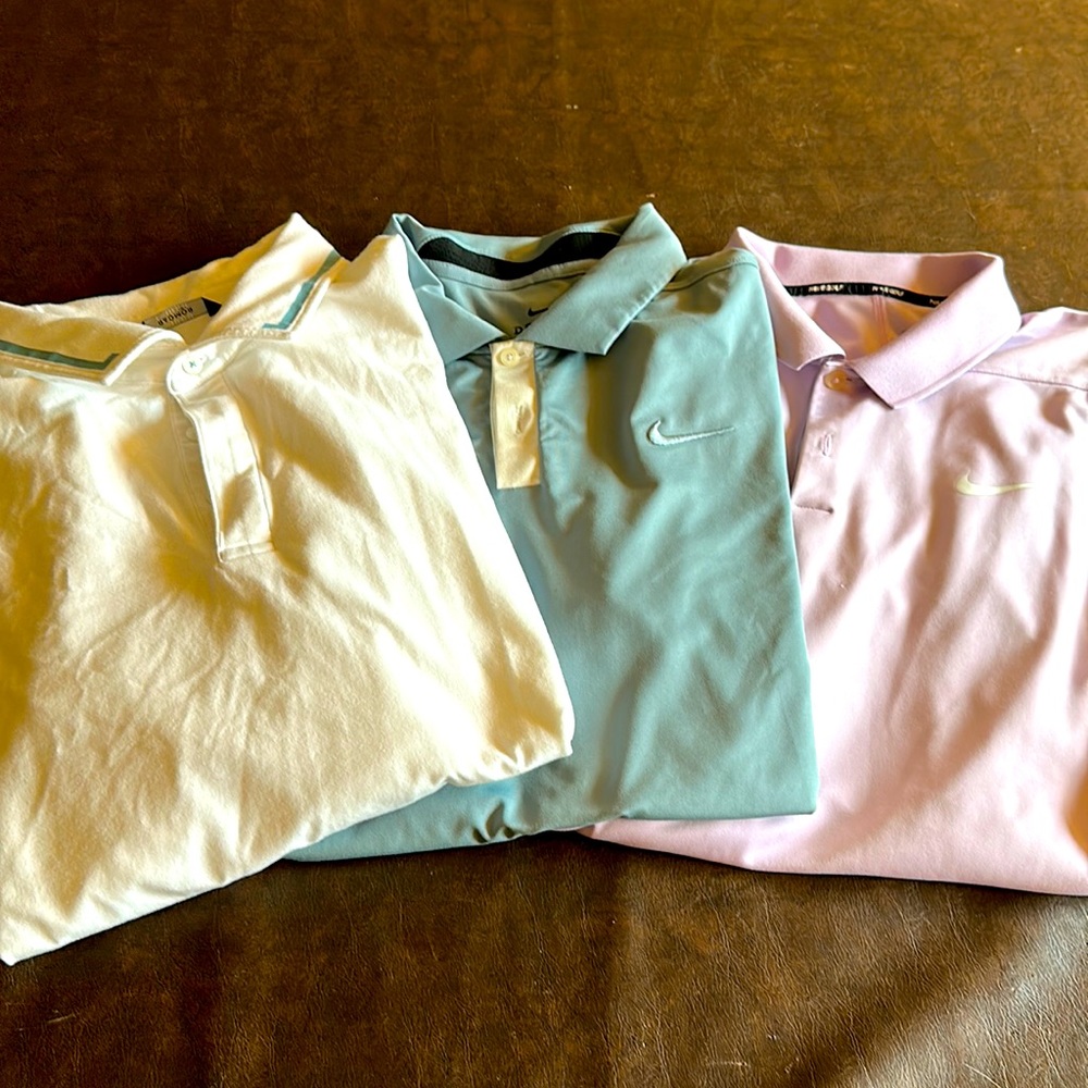 Lot (3) of Men's Golf Shirts